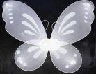 White Fairy Wings With White Glitter