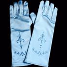 light blue princess gloves